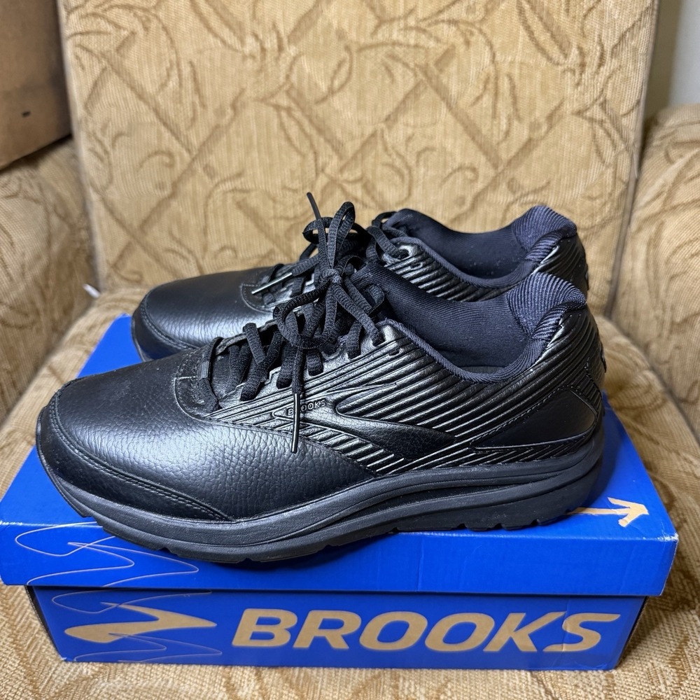Brooks Addiction Walker 2 Shoes Womens 9B Black Max Support Slip Resistant Work